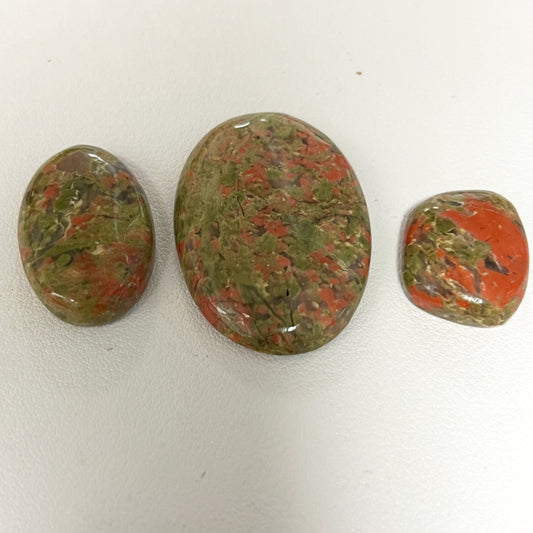 Unakite Cabochons