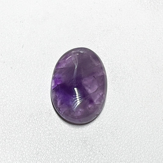 Amethyst Cabochon with hole 20x30